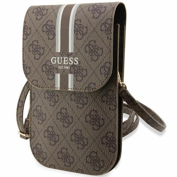 Guess Halsbåndsetui 4G Stripes - Brun Brun