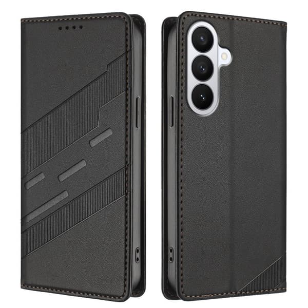 Plånboksfodral för Samsung Galaxy S26 Plus Konstläder Ställ - Svart