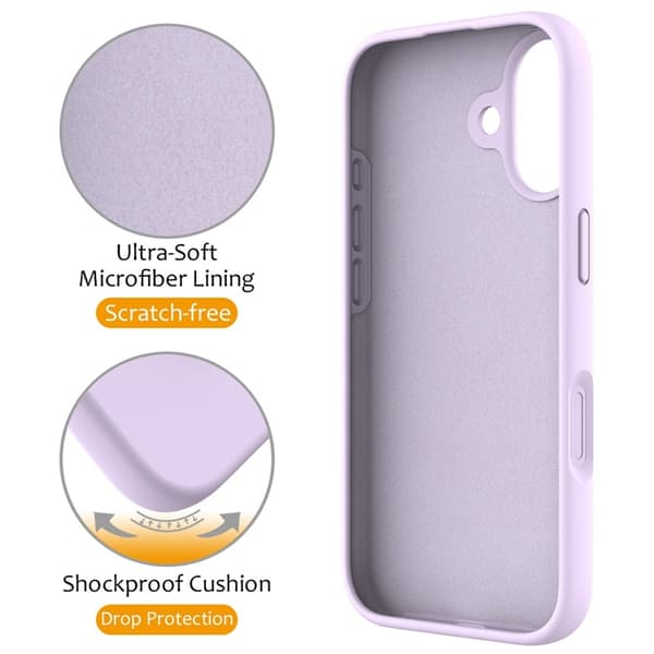 Mobilskal till iPhone 17 MagSafe Kickstand PC + Silikon - Lila Lila