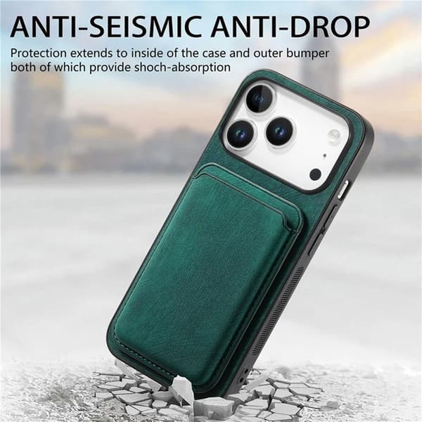 Mobilskal till iPhone 17 Pro Max Retro Detachable - Grön Grön