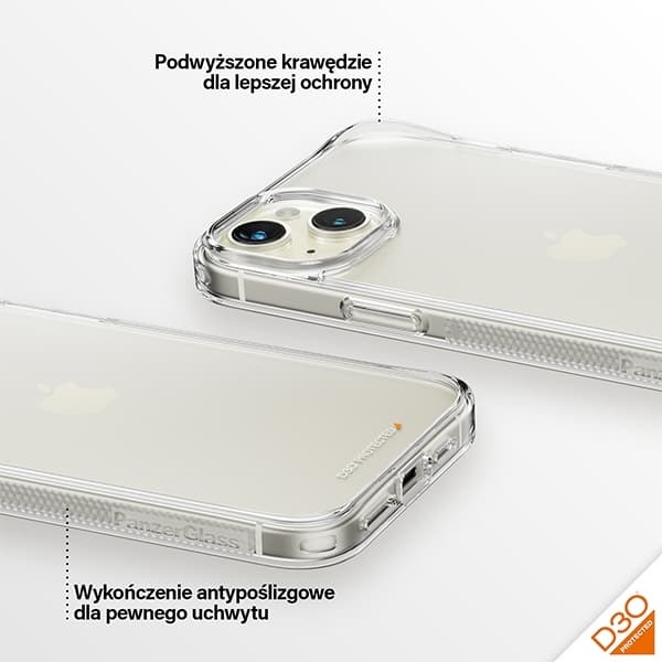 PanzerGlass Mobilskal till iPhone 15/14 Plus D3O Military Grade