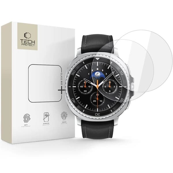 Tech-Protect [2-Pack] Galaxy Watch 8 Classic (46mm) Härdat Glas Skärmskydd Transparent