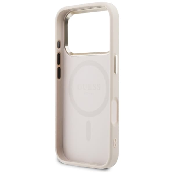Guess Mobilskal För iPhone 17 Pro Max MagSafe  Perforated 4G - Rosa