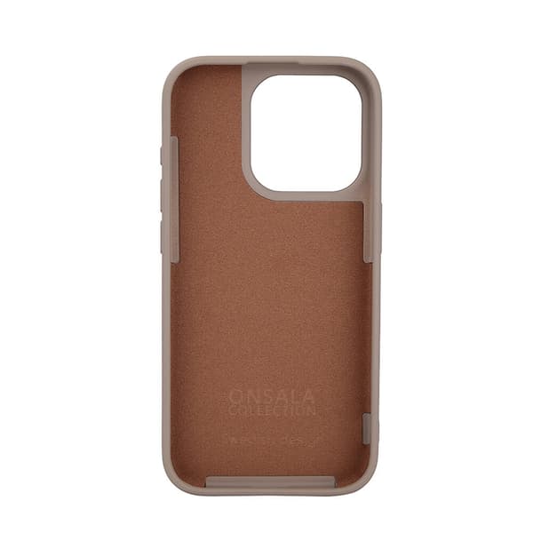 Onsala Mobilskal till iPhone 15 Pro Magsafe Silikon - Sand Rosa