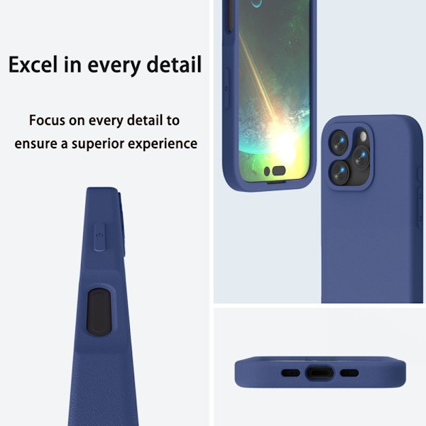 Mobilskal till iPhone 16 Pro Max Shockproof EVA - Blå Blå