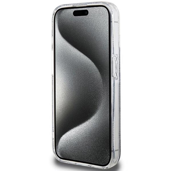 Guess iPhone 15 Pro Max Mobilskal Magsafe IML GCube - Svart Svart