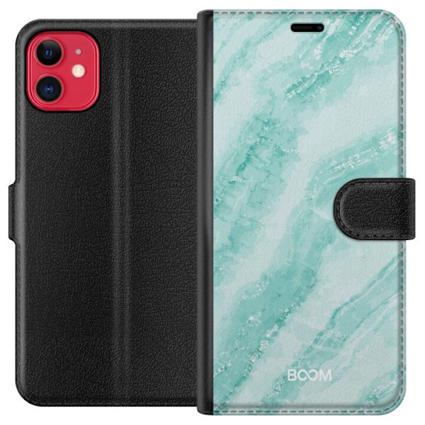 Plånboksfodral till Apple iPhone 11 med Mint Marble