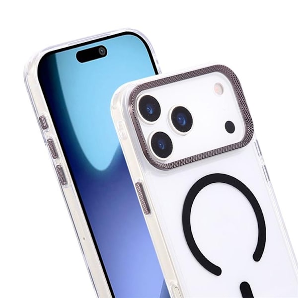 Mobilskal till iPhone 17 Pro MagSafe Texture Frame - Svart Svart
