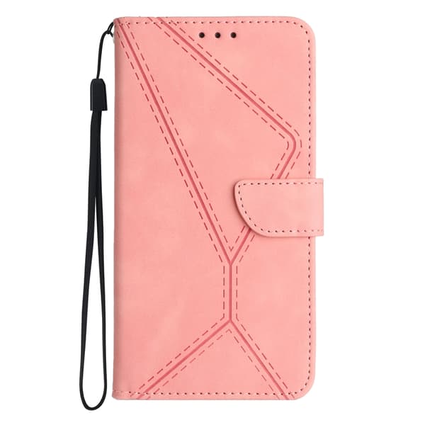 OnePlus Nord 5 Plånboksfodral Präglad Läder - Rosa Rosa