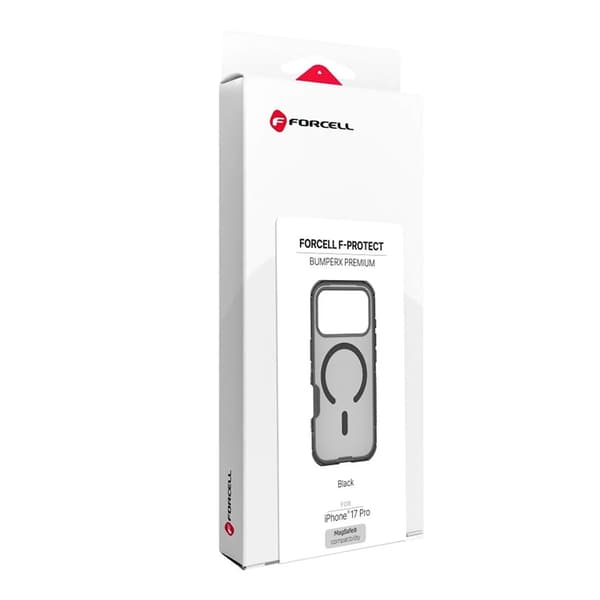 Forcell Mobilskal Magsafe För iPhone 17 Pro BumperX - Svart