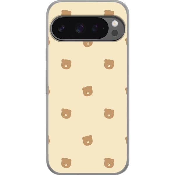 Mobilskal till Google Pixel 9 Pro XL med Björnmönster