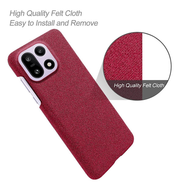 Mobilskal till OnePlus 15 5G Cloth Texture Anti-Scratch Röd