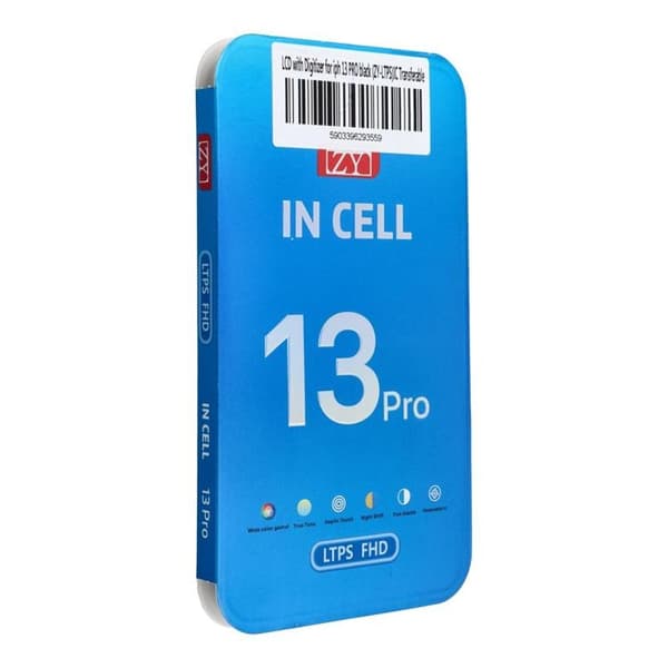 iPhone 13 Pro Skärm med LCD-display ZY-LTPS Utbytbar IC Black