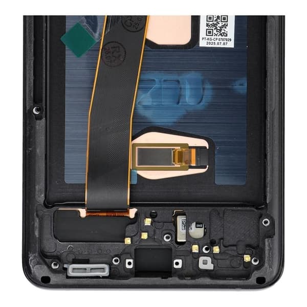 SAMSUNG S20 Ultra Skärm med LCD-display SOFT OLED - Svart Svart