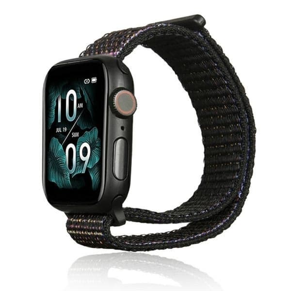 Beline Apple Watch (38/40/41mm) Armbånd Nylon - Sort Black