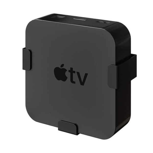 HAMA Hållare Apple TV HD 4K 1:a/2:a/3:e/4:e Gen. Svart
