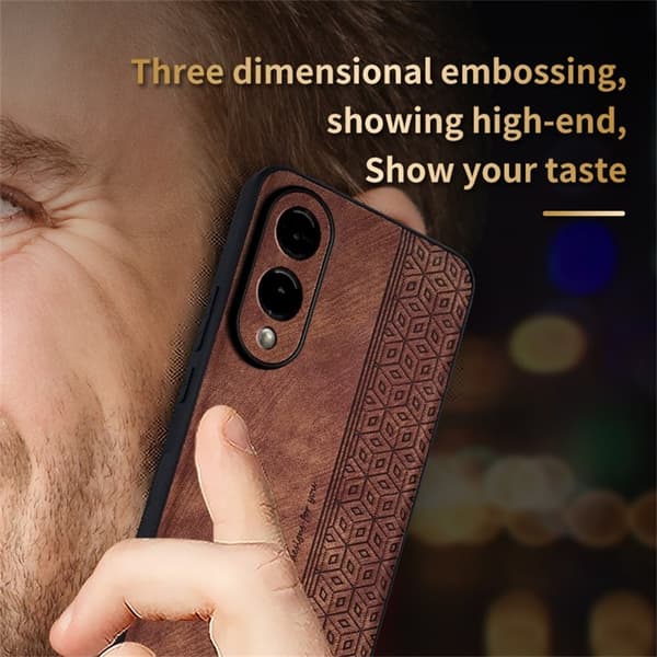 AZNS Samsung Galaxy S25 Edge Plånboksfodral Konstläder - Svart