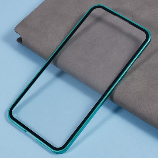 Mobilskal för Samsung Galaxy S26 Plus Dubbel-Sidigt Härdat Glas - Grön
