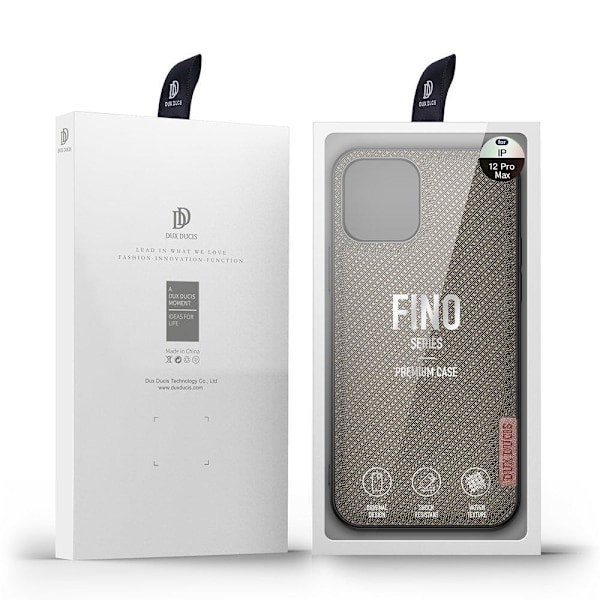 Dux Ducis Nylon Fino Mobilskal Galaxy A12 / Galaxy M12 - Grå grå