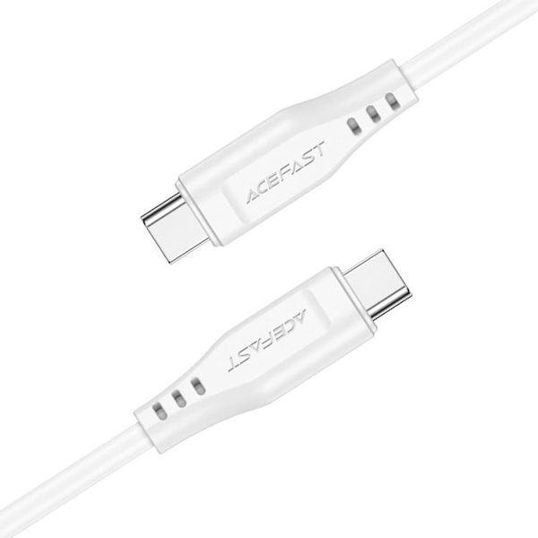 Acefast USB-C till USB-C kabel 1.2m 60W - Vit