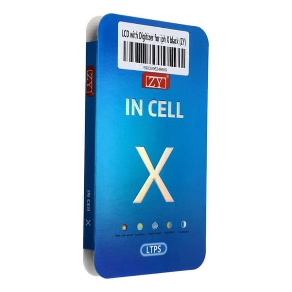 iPhone X Visa pekskärm ZY LTPS Svart