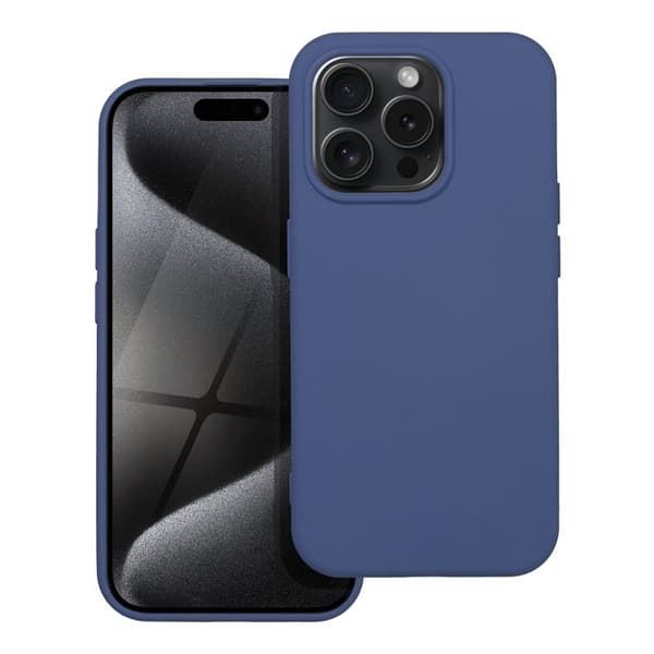 Mobilskal till iPhone 15 Pro Silicone - Blå Blå
