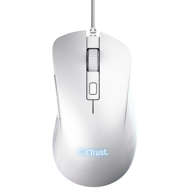 TRUST Gamingmus Ybar+ GXT 924 - Vit