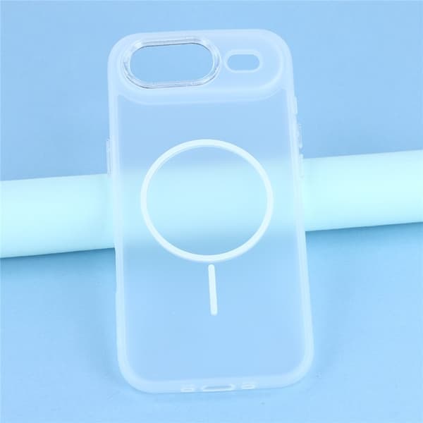 Mobilskal till iPhone Air MagSafe med Glitter Lins Frame - Transparent Transparent