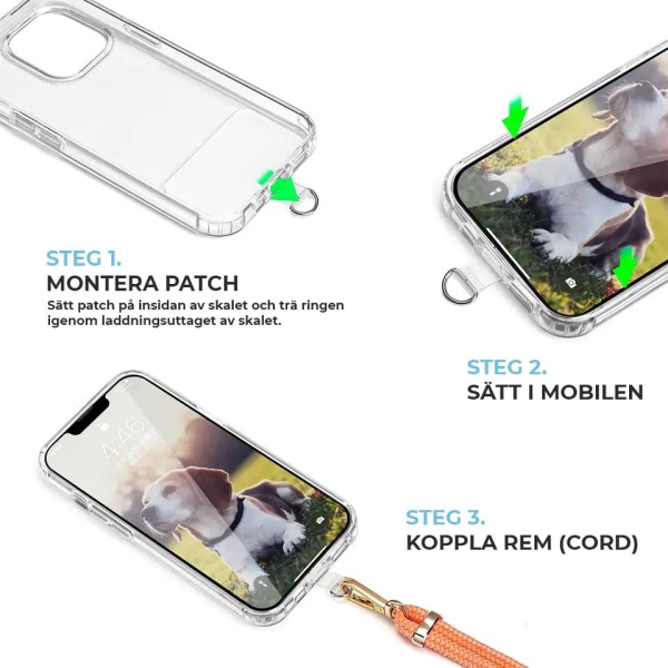 Boom Universal Halsbandsrem för mobiler - Svart