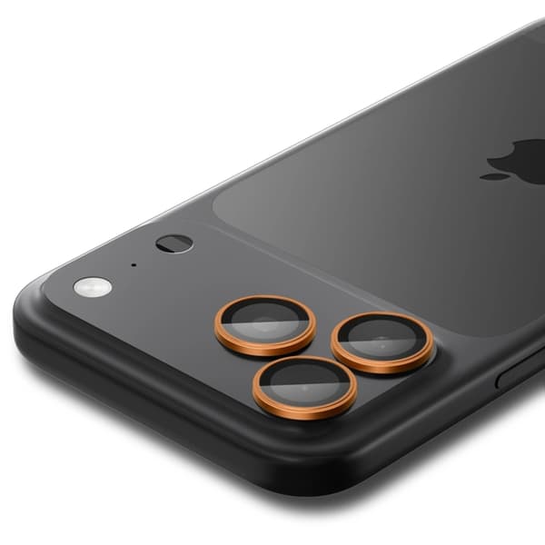 [2-pakke] Spigen iPhone 17 Pro/17 Pro Max hærdet glas kameradæksel EZ Fit - Sølv Silver
