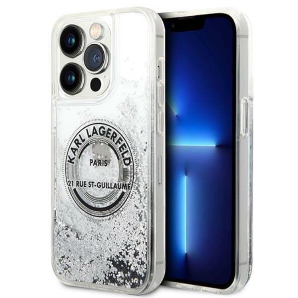 Karl Lagerfeld iPhone 14 Pro Case Liquid Glitter RSG - hopea