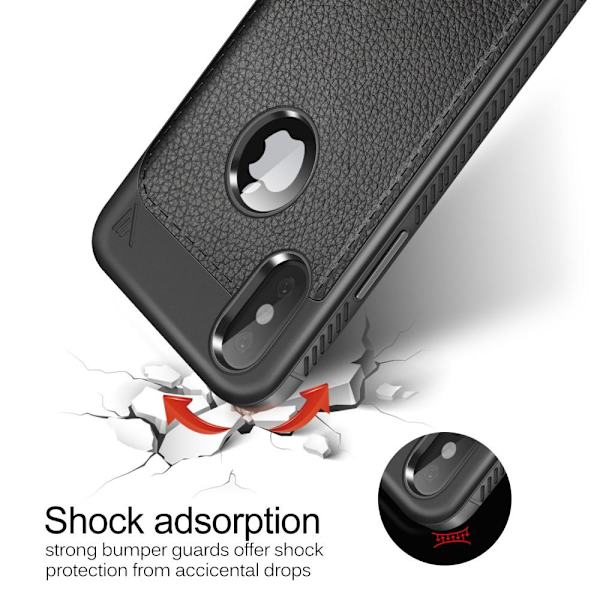 IVSO Gentry Skal till Apple iPhone XS / X - Svart Svart