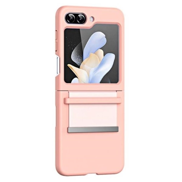Galaxy Z Flip 5 Mobilskal Retractable Strap Hinge - Rosa Svart