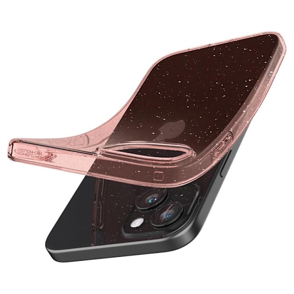 Spigen Mobilskal till iPhone 15 Plus Liquid Crystal - Rosa Rosa