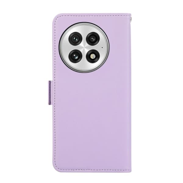 ABEEL OnePlus 13 Plånboksfodral Konstläder med RFID-Skydd - Lila