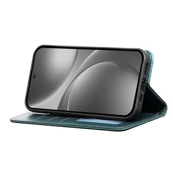 Oppo Find X9 Pro 5G Plånboksfodral Konstläder Mönstrad - Grön