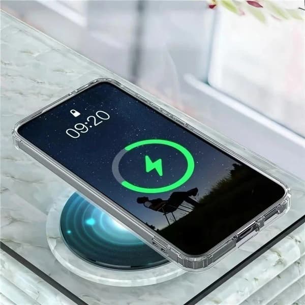WANLONFENG Mobilskal för Samsung Galaxy S26 Plus Magnetiskt TPU - Transparent