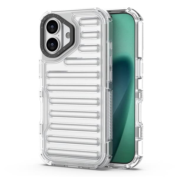Mobilskal till iPhone 17 Stripe Design Detachable - Transparent Transparent