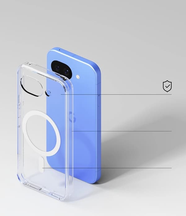 Ringke Mobilskal För Google Pixel 10a MagSafe Fusion Magnetic - Clear Transparent
