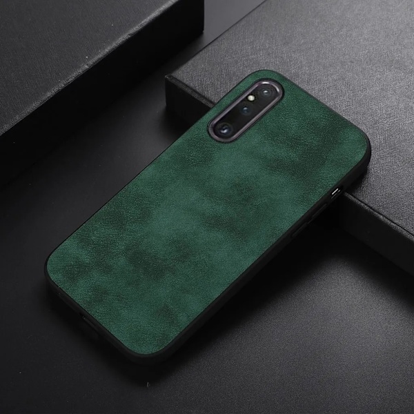 Sony Xperia 1 V Mobilskal Texturerat - Grön