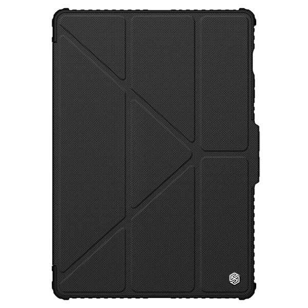 Nillkin Galaxy Tab S9 FE Plus Fodral Läder Bumper - Svart