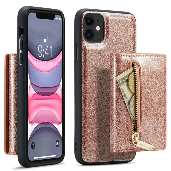 DG.MING M3 Series Mobilskal till iPhone 11 2-i-1 Roséguld
