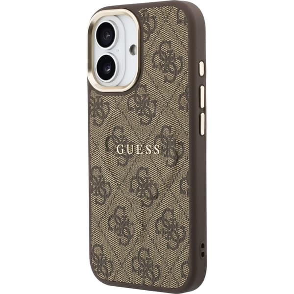 Guess telefonetui til iPhone 17 MagSafe 4G PU Classic Logo - Brun Brun