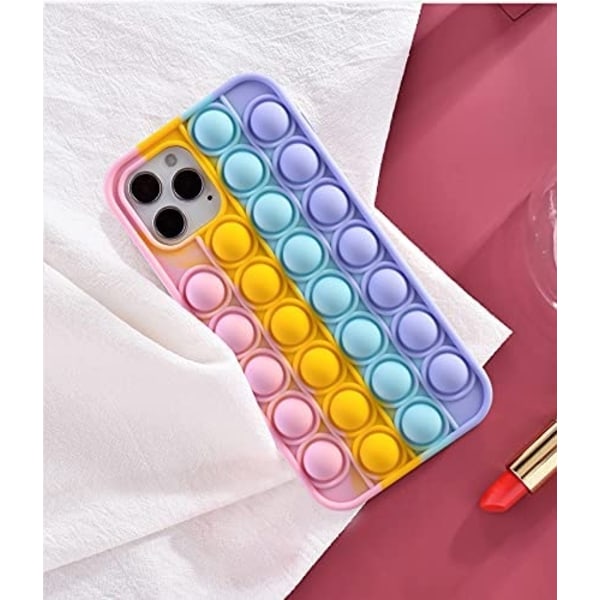 Pop it Fidget Multicolor Skal till iPhone 13 Pro Max Gul