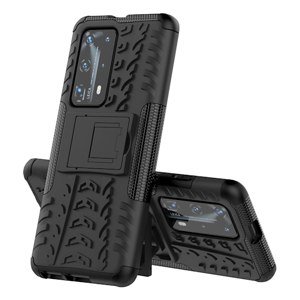 Tyre Kickstand mobilskal till Huawei P40 Pro - Svart Svart