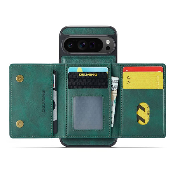 DG.MING M5 Series Mobilskal till Google Pixel 10 Pro XL Konstläder Grön