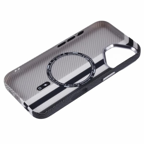 Mobilskal till iPhone 16 Magsafe Kevlar Aramid Fiber - Grå Grå