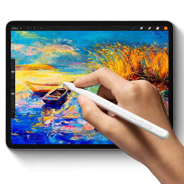 Baseus Active Stylus Penna Smooth För iPad USB-C Kabel - Vit