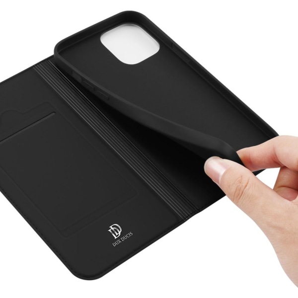 Dux Ducis Skin Series Wallet Case iPhone 13 Pro - Sort Black