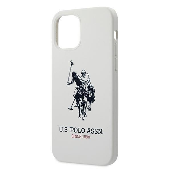 US Polo Silicone Collection Skal iPhone 12 Pro Max - Vit Vit